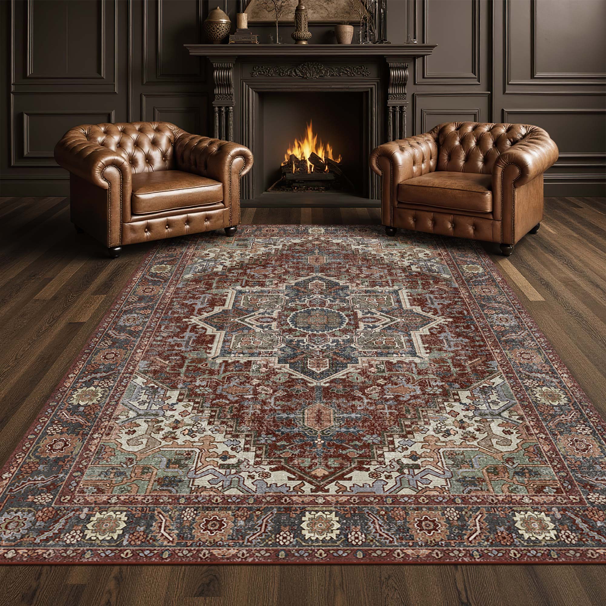 Alaia Maroon Rug