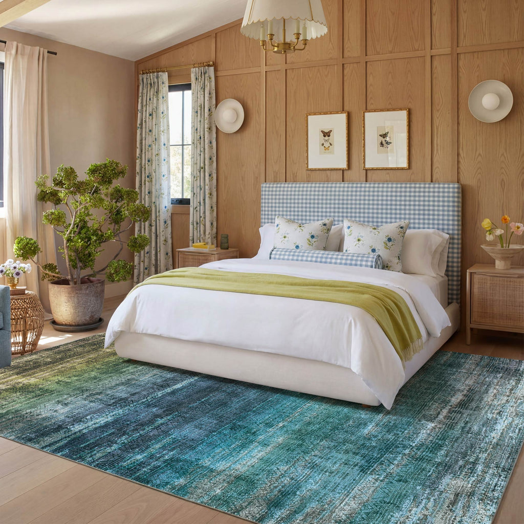 Oslo Teal Rug