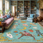 Fortune Turquoise Rug