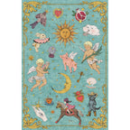 Fortune Turquoise Rug