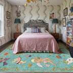 Fortune Turquoise Rug